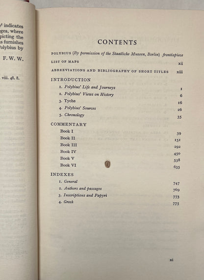 A Historical Commentary on Polybius