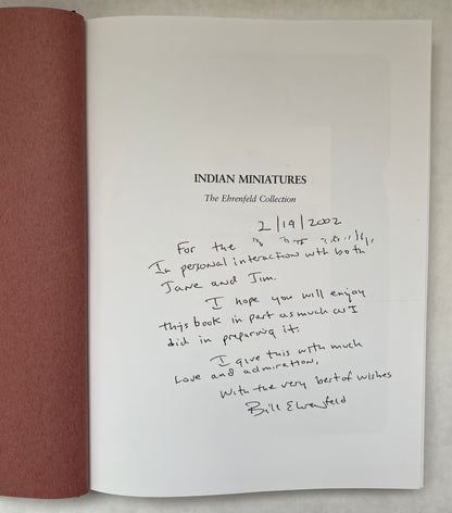 Indian Miniatures: The Ehrenfeld Collection [Inscribed]