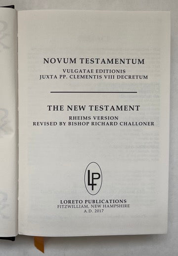 Novum Testamentum ; the New Testament