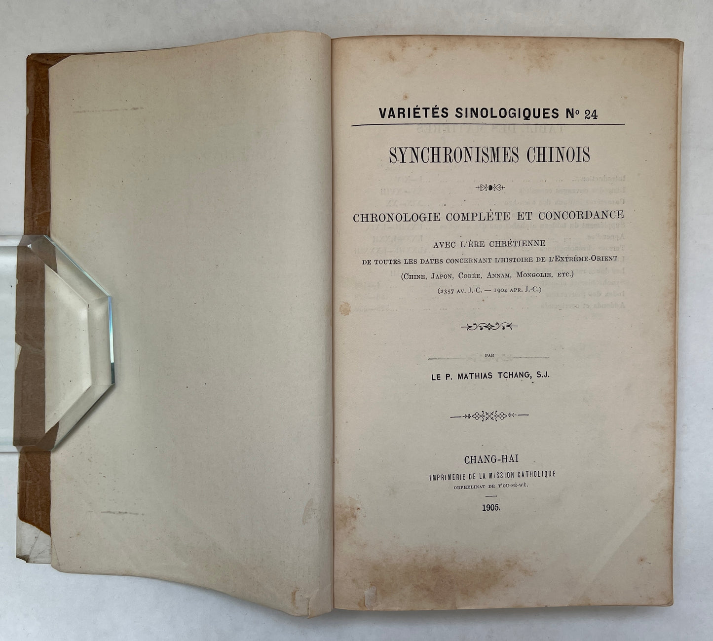 Synchronismes Chinois