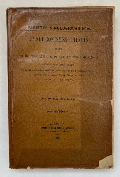 Synchronismes Chinois