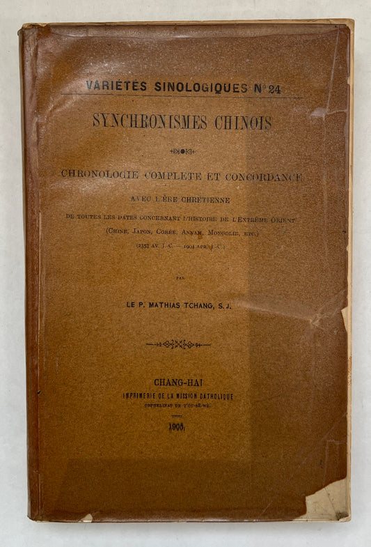 Synchronismes Chinois