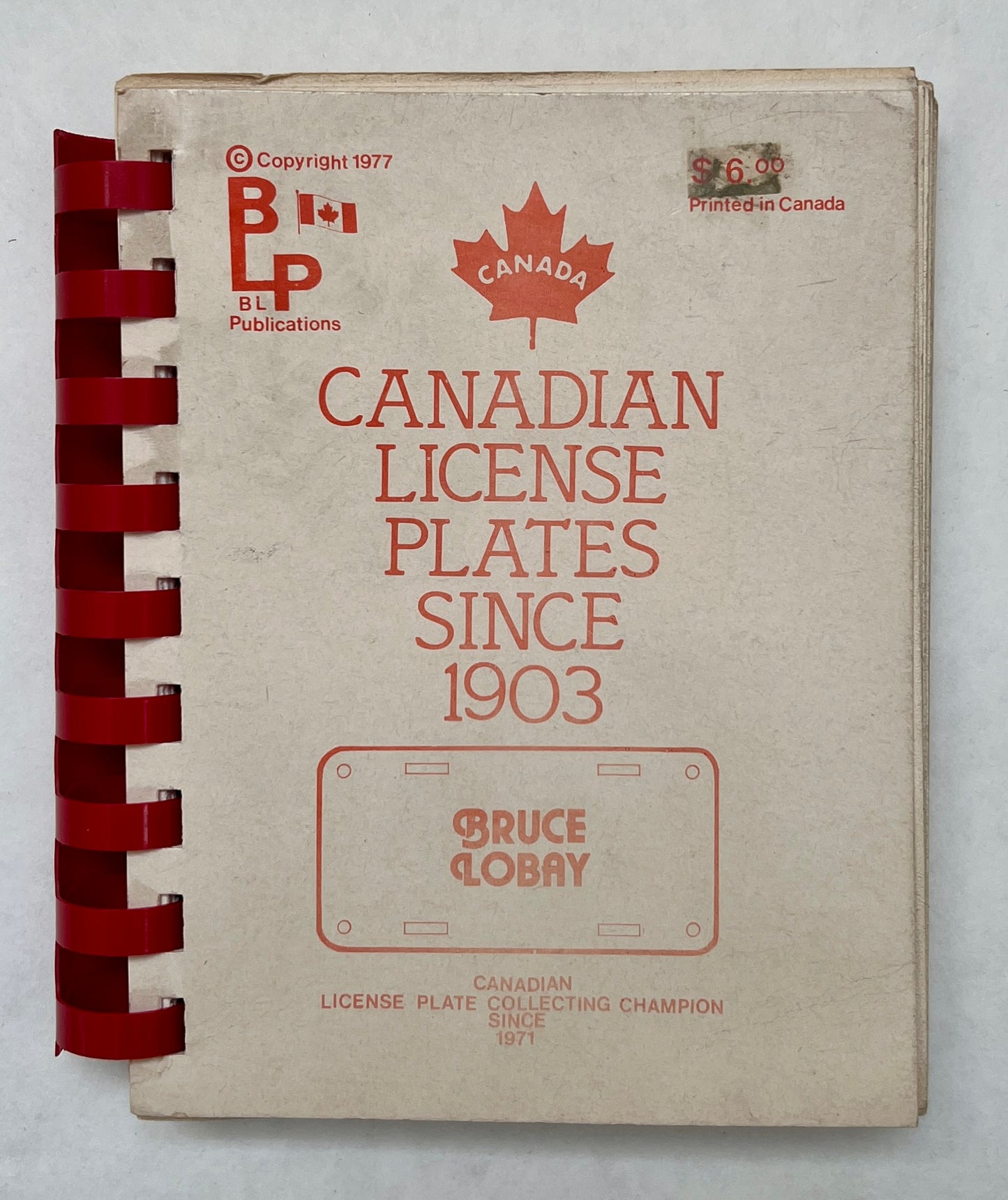 A Pictorial History of Canadian License Plates Since 1903