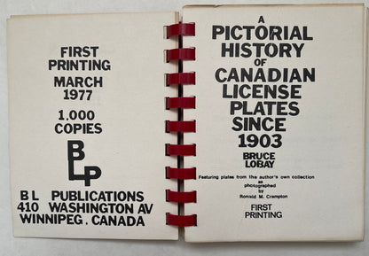 A Pictorial History of Canadian License Plates Since 1903