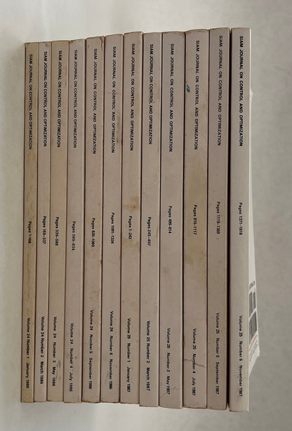 Siam Journal on Control and Optimization