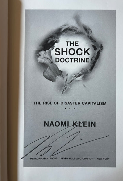 The Shock Doctrine [Signed]