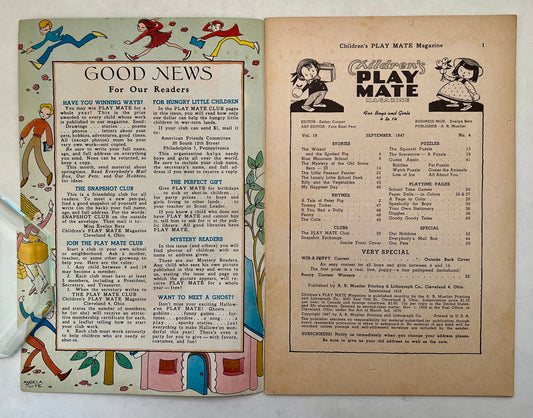 Children's Play Mate Magazine