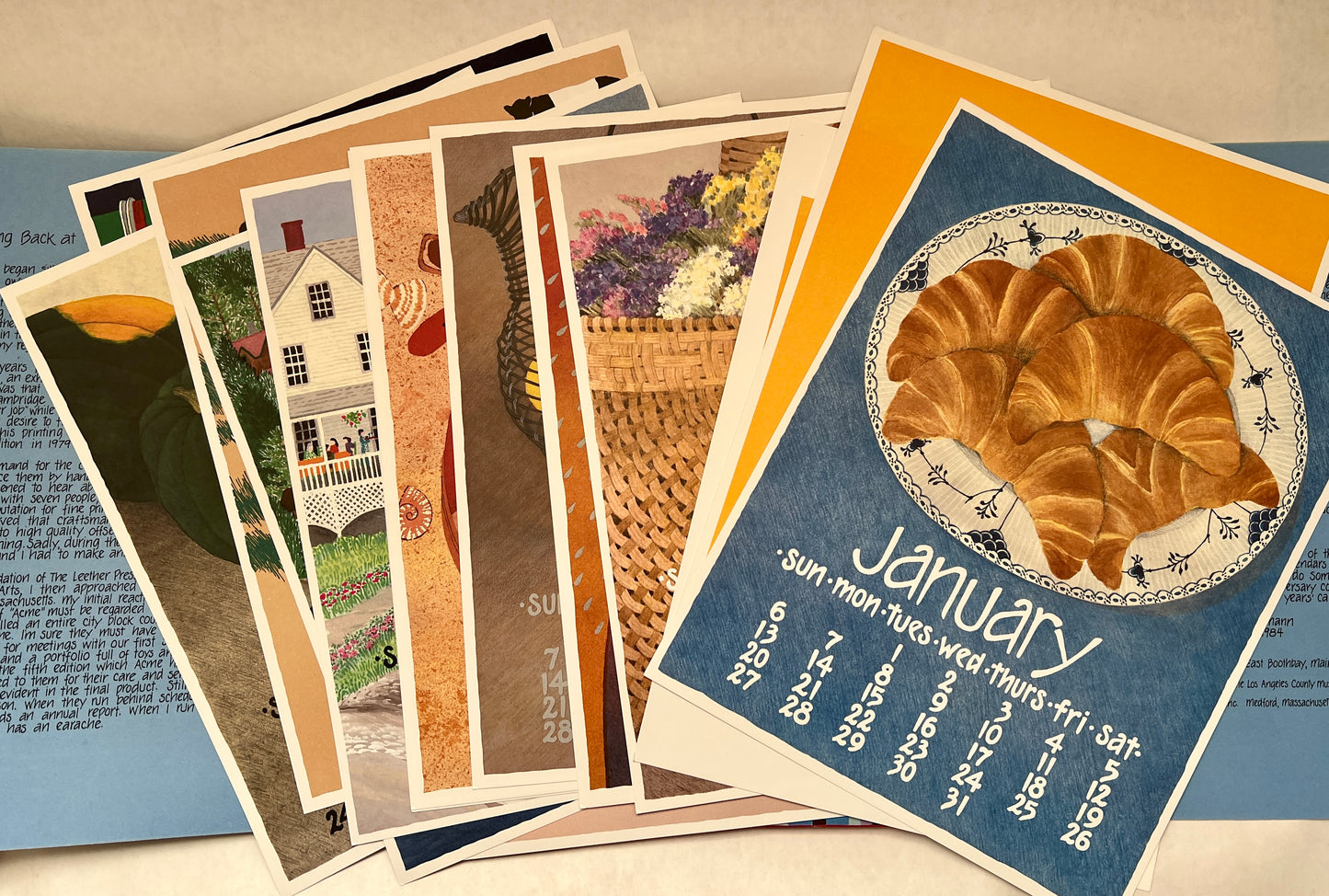 Twelve Favorites : A Tenth Anniversary Calendar for the Year 1985