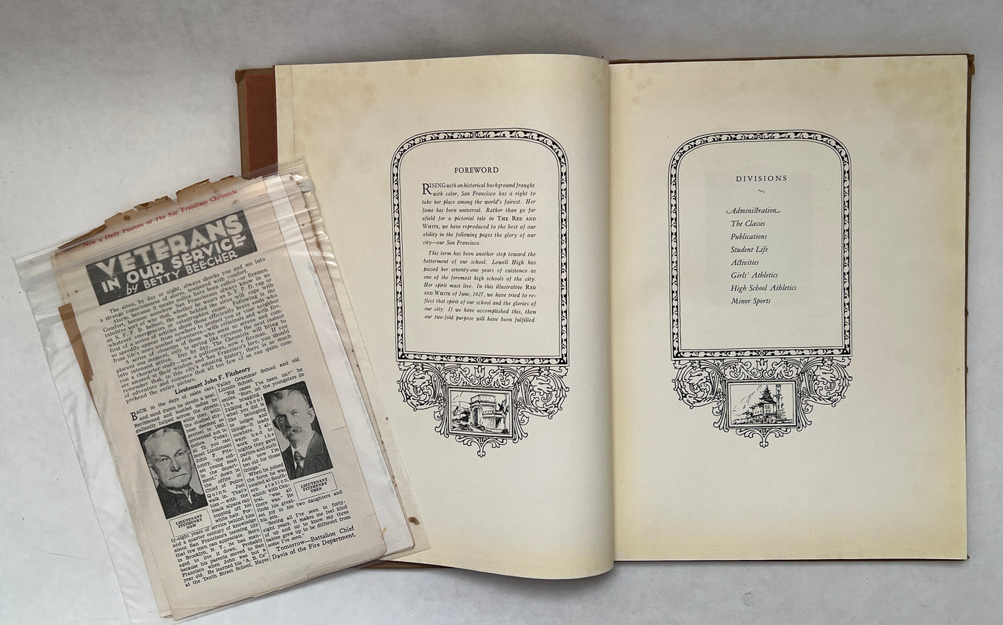 Red & White 1927 Lowell High School Yearbook