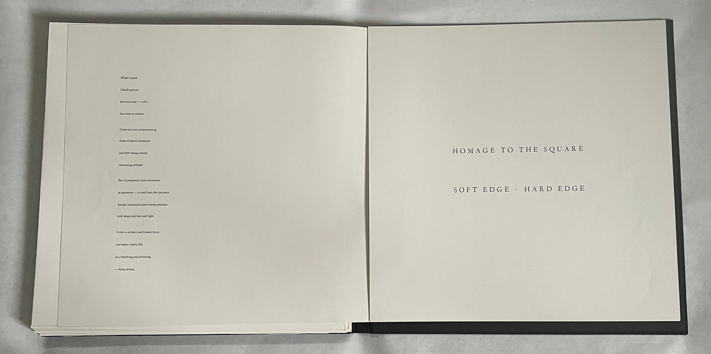 Homage to the Square: Soft Edge, Hard Edge [Complete Set of 10 Prints]