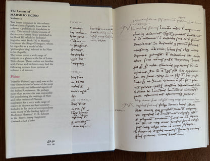 The Letters of Marsilio Ficino
