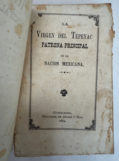 La Virgen del Tepeyac, Patrona Principal De La Nación Mexicana: Compendio Históricocrítico