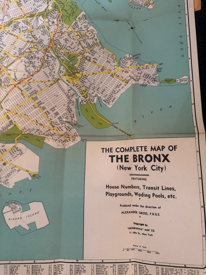Street Map of Bronx