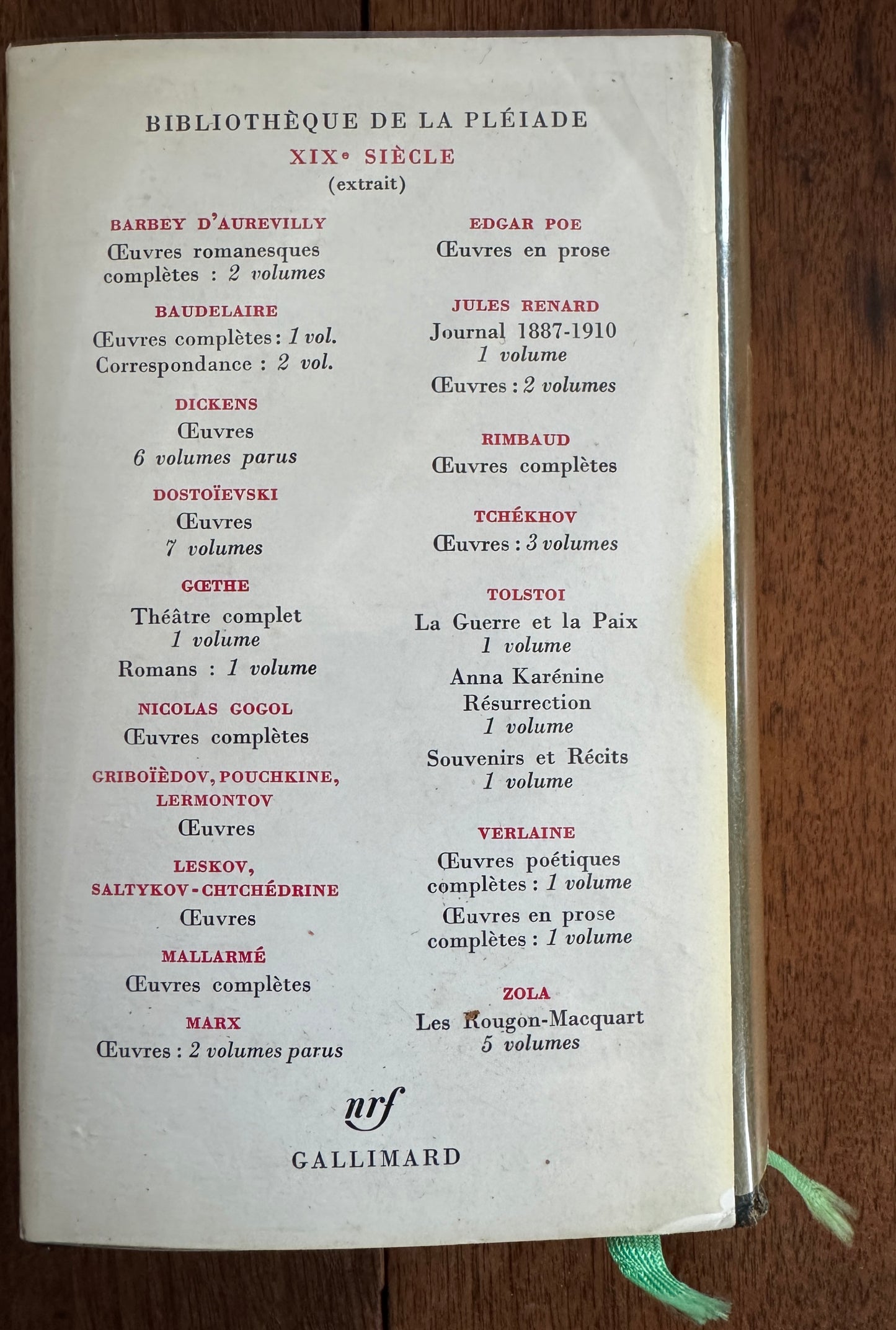 Œuvres Complètes [Oeuvres completes)