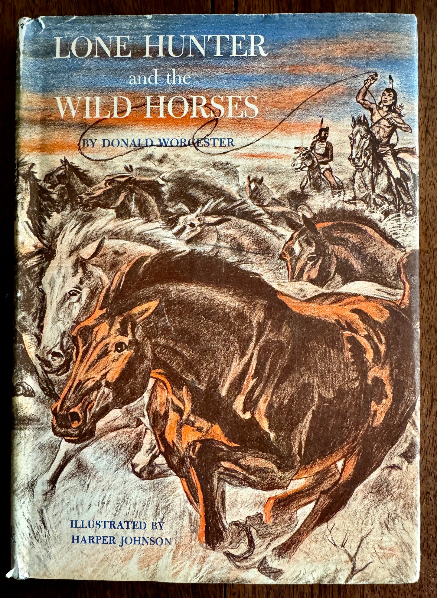 Lone Hunter and the Wild Horses