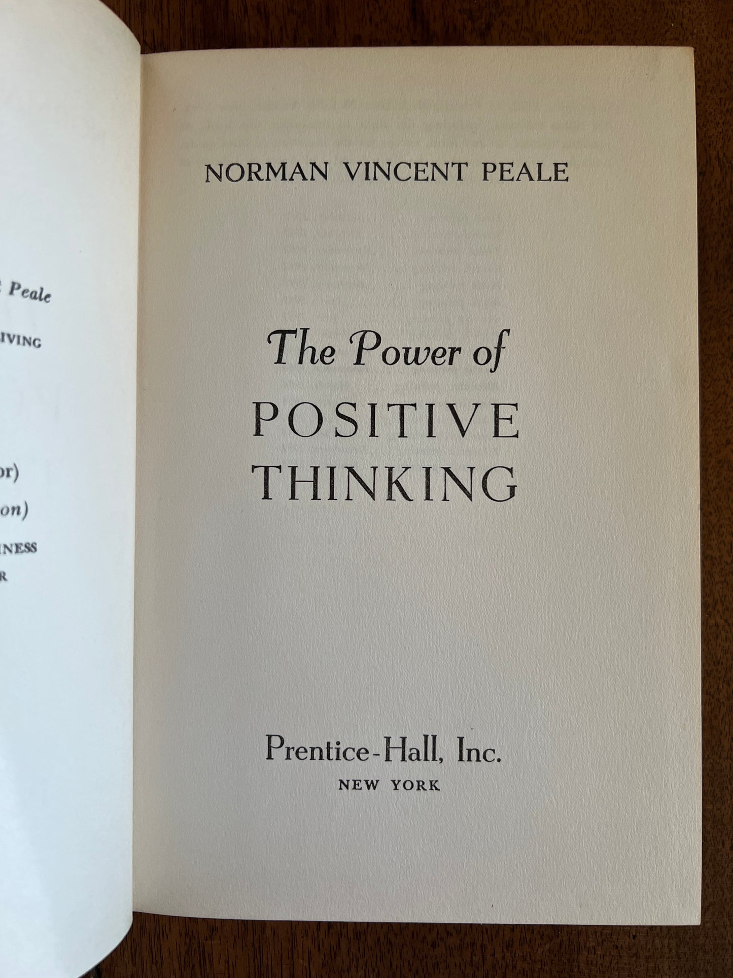 The Power of Positive Thinking
