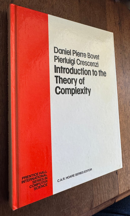 Introduction to the Theory of Complexity