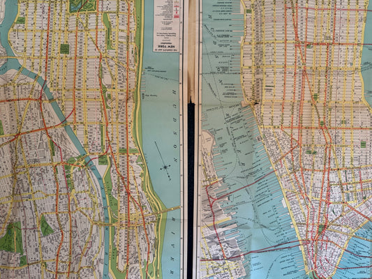 Street Map of New York (Manhattan & SW Bronx)