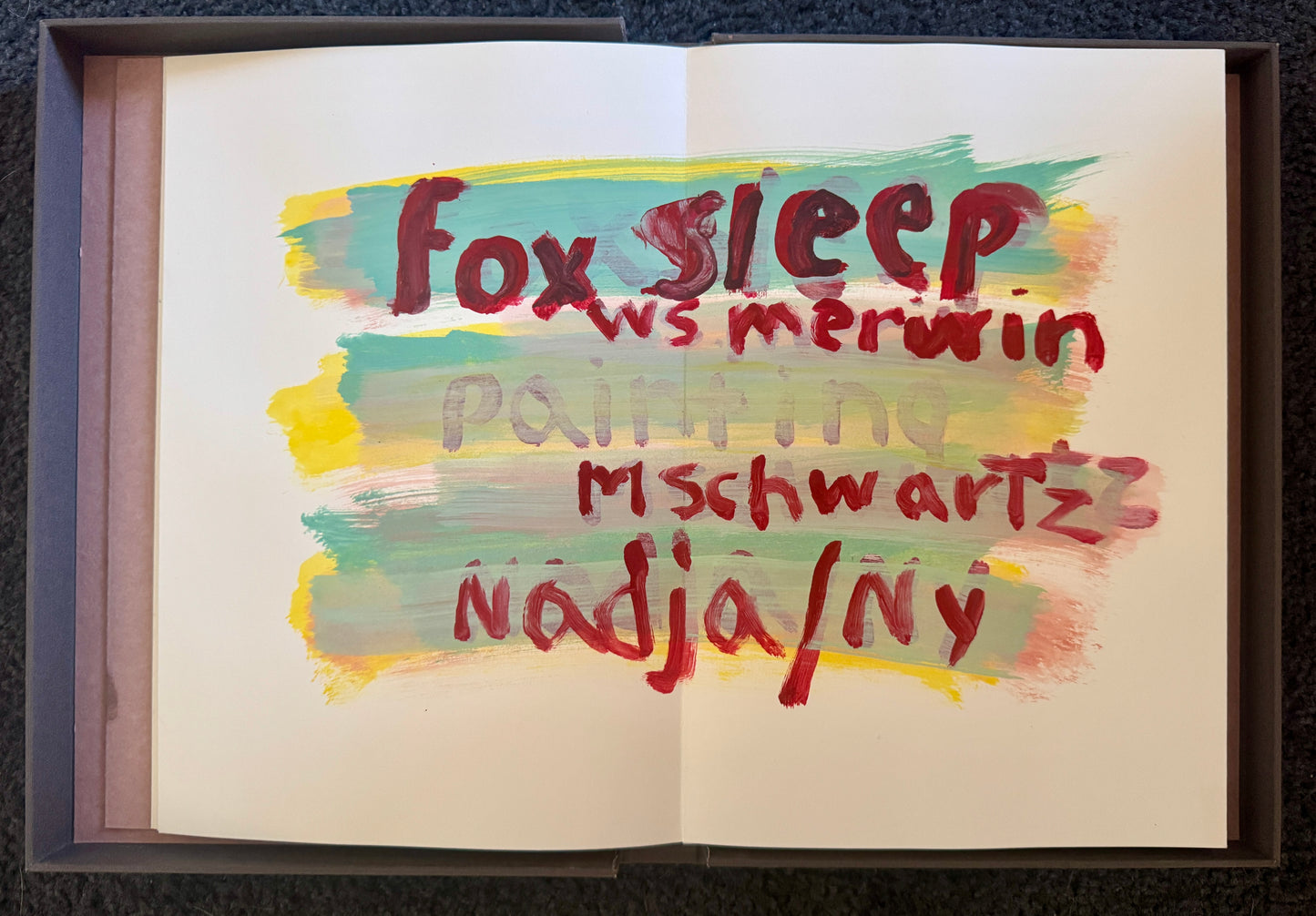 Fox Sleep [Inscribed & Signed]