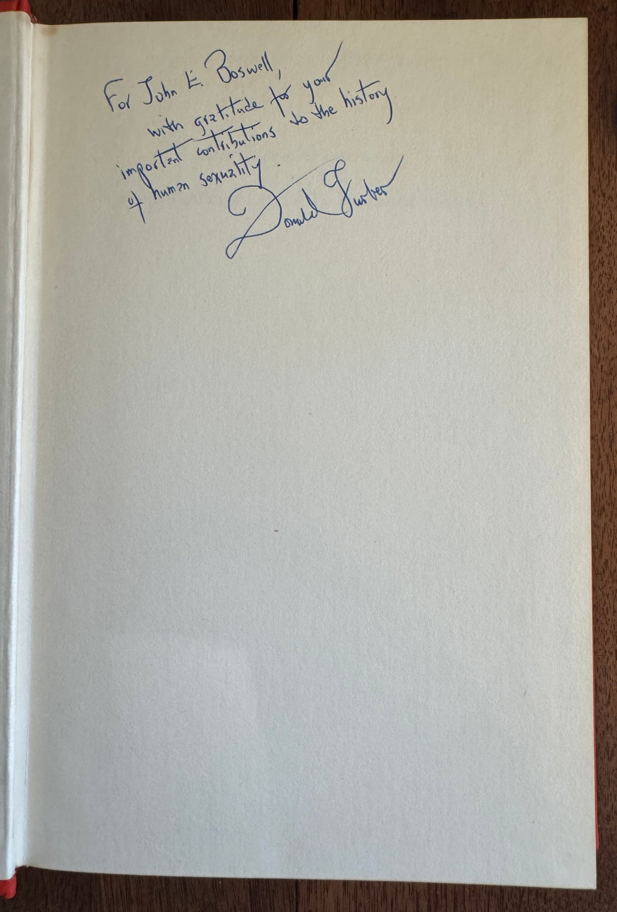 Erotic Love in Literature [author inscribed]