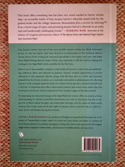 Amy Jacques Garvey: Selected Writings From the Negro World, 1923-1928