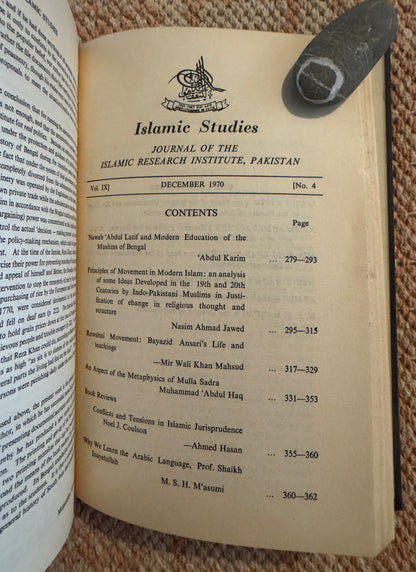 Islamic Studies  Vol IX, 1970, Nos. 1-4