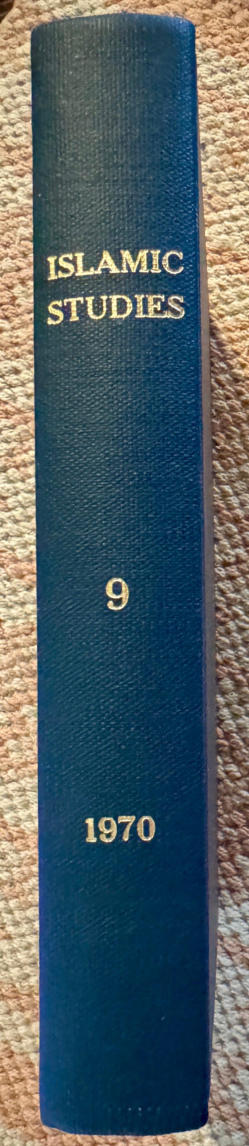 Islamic Studies  Vol IX, 1970, Nos. 1-4