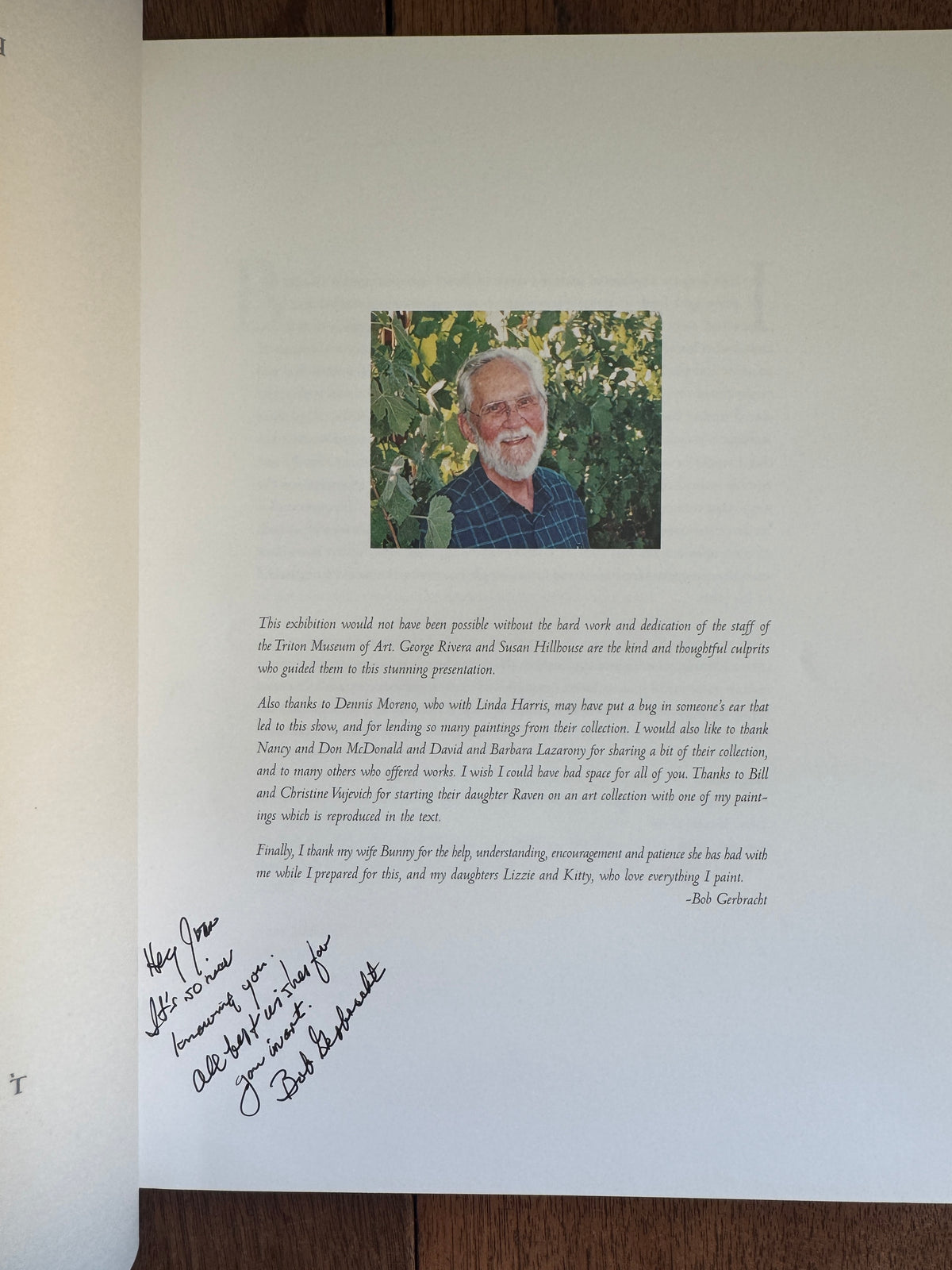 Bob Gerbracht; People and Places [Inscribed]