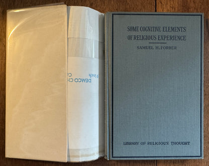 Some Cognitive Elements of Religious Experience