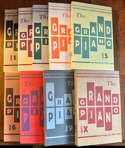 The Grand Piano: An Experiment In Collective Autobiography, San Francisco, 1975-1980 [Signed]