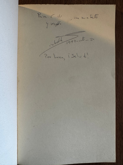 La Piel de los Ausentes [Inscribed]
