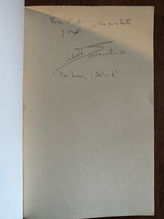 La Piel de los Ausentes [Inscribed]