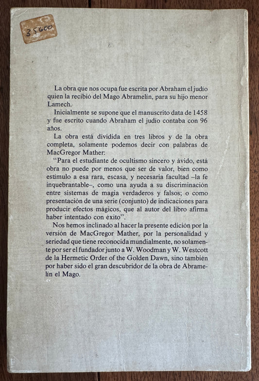 El Libro de la Magia Sagrada de Abramelin El Mago