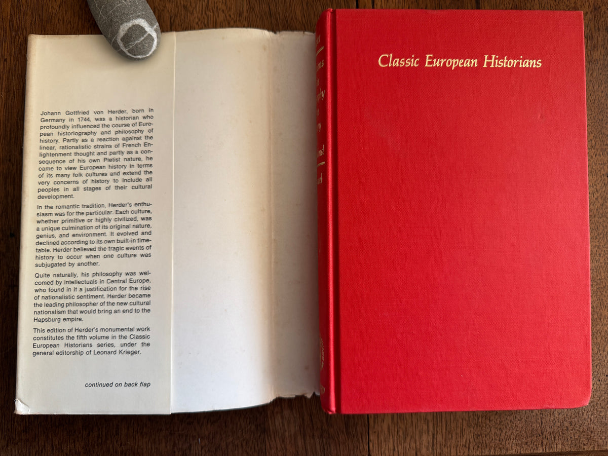 Reflections on the Philosophy of the History of Mankind