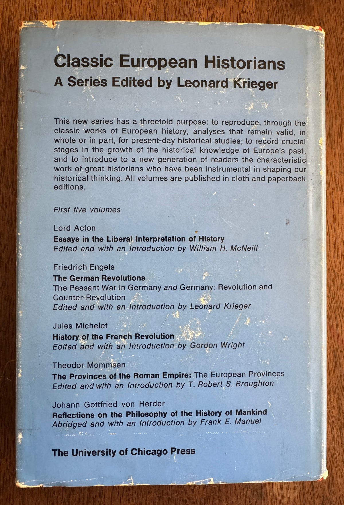 Reflections on the Philosophy of the History of Mankind