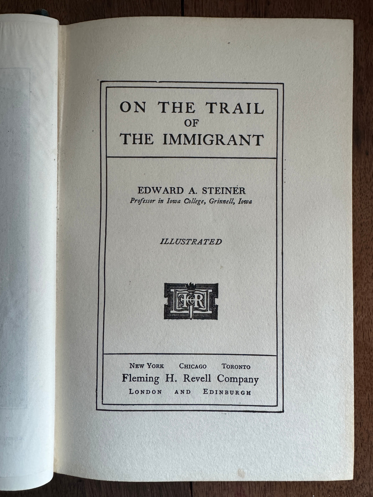 On the Trail of the Immigrant