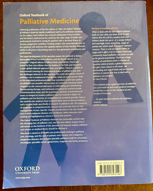 Oxford Textbook of Palliative Medicine