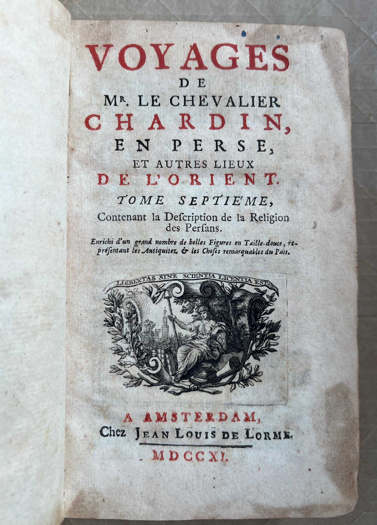 Voyages de Mr. Le Chevalier Chardin, en Perse, et Autres Lieux de L'orient