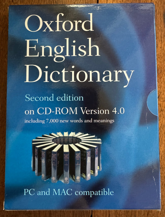 Oxford English Dictionary; 2nd ed. on CD-ROM version 4.0
