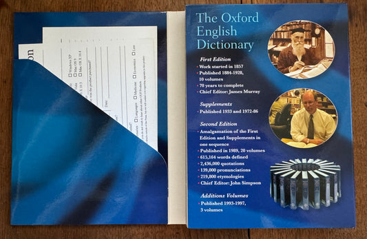 Oxford English Dictionary; 2nd ed. on CD-ROM version 4.0