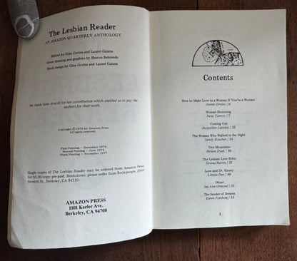 The Lesbian Reader