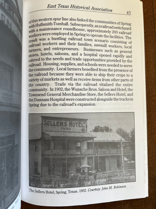 Just a Whistle Stop Away, The History of Old Town Spring