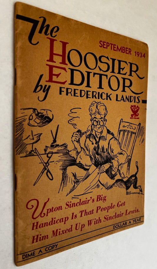 The Hoosier Editor ; September 1934