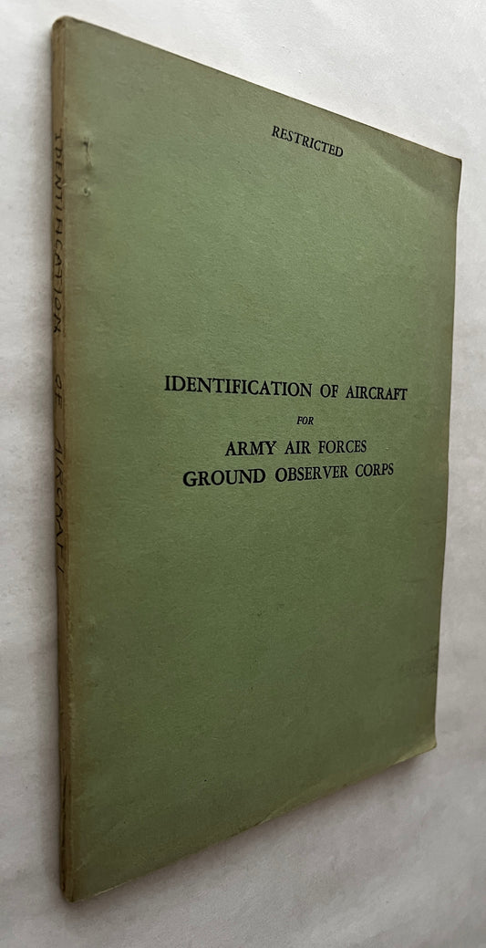 Identification of Aircraft for Army Air Forces Ground Observer Corps