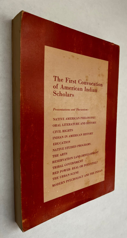 Indian Voices:Tthe First Convocation of American Indian Scholars