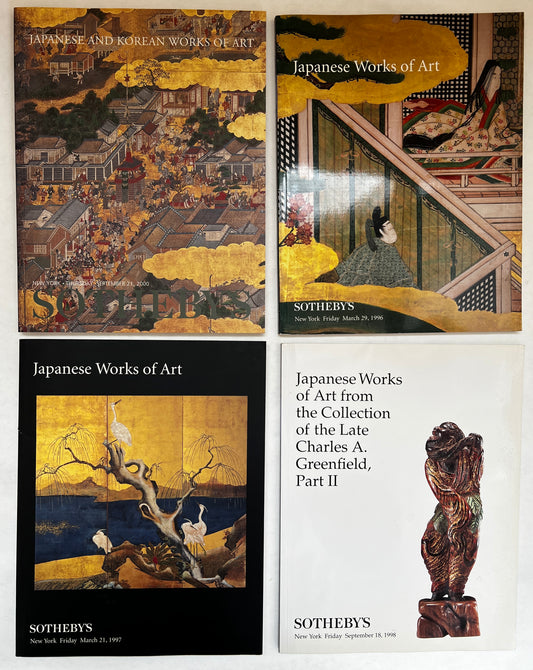 [Four Sotheby's Catalogs On Japanese Art] ; Japanese Works of Art ; Japanese and Korean Works of Art ; the Collection of the Late Charles A. Greenfield, Part II