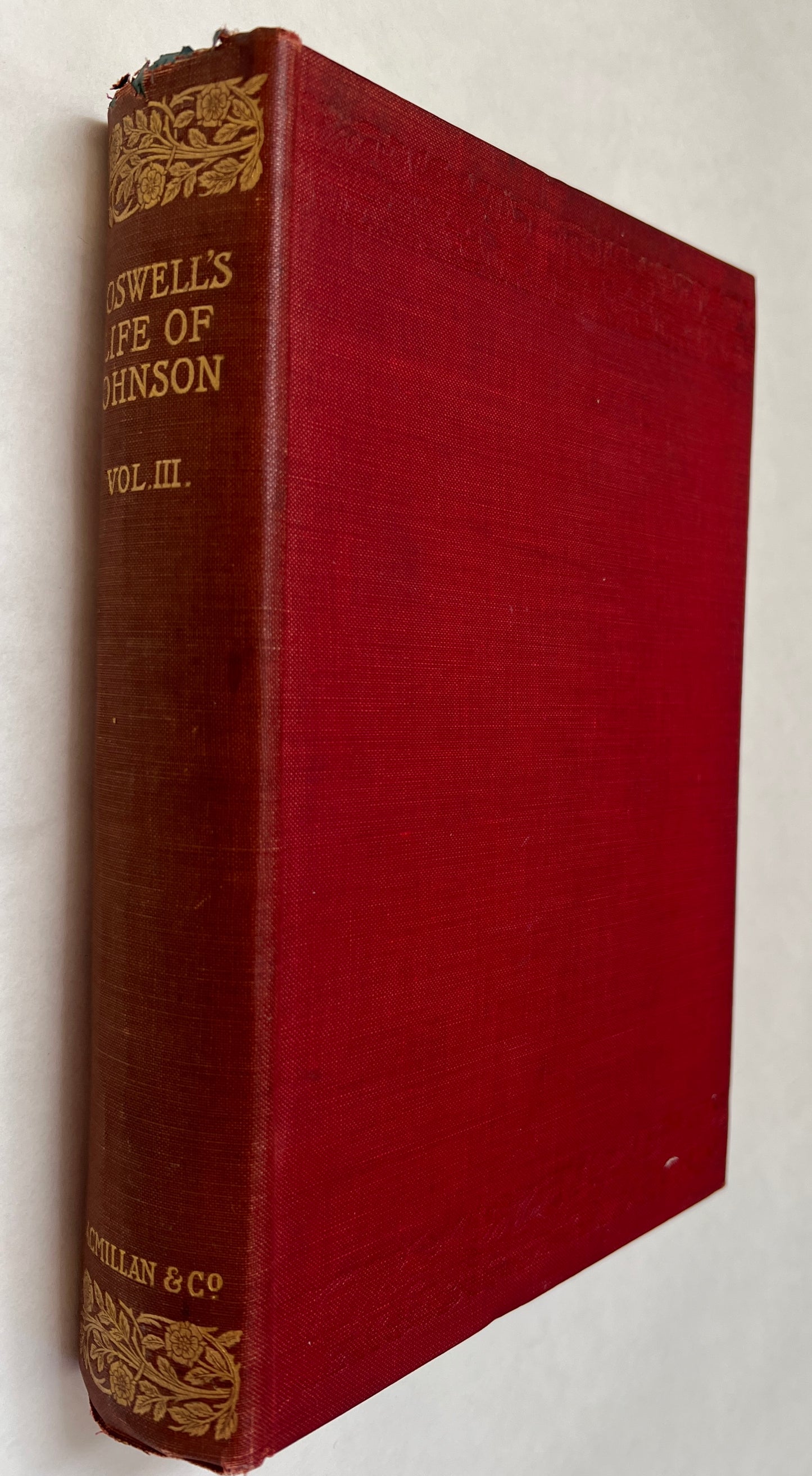 The Life of Samuel Johnson, Ll. D.