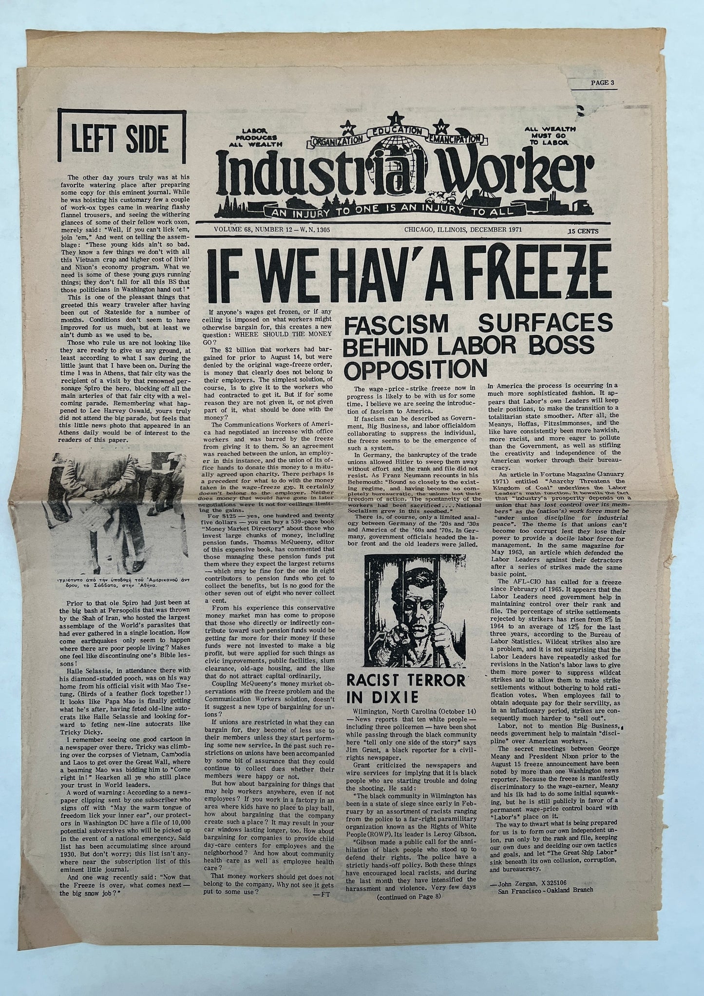 Industrial Worker ; Volume 68, Number 12 – W. N. 1305; December 1971