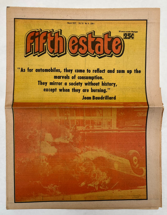 The Fifth Estate; Vol 12, No 5 (281); June 1977