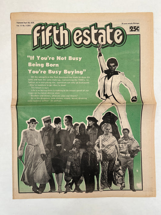 The Fifth Estate; Vol 13, No 3 (291); April 30, 1978